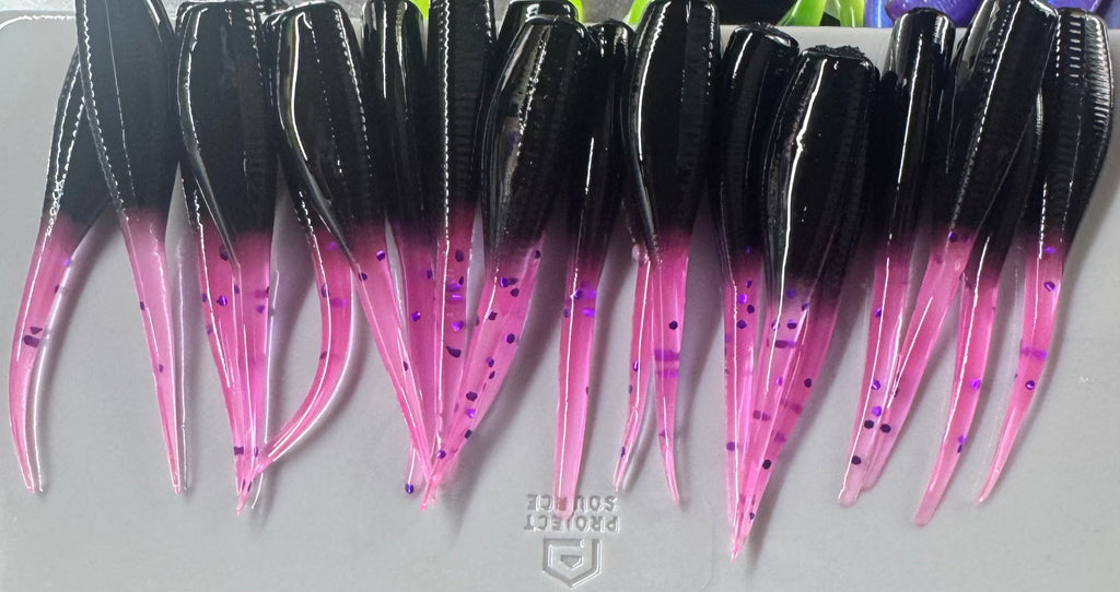 Black & Hot Pink2” Crappie Slayers