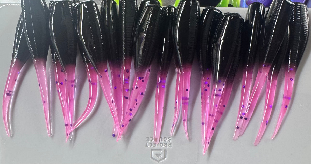 Black & Hot Pink2” Crappie Slayers