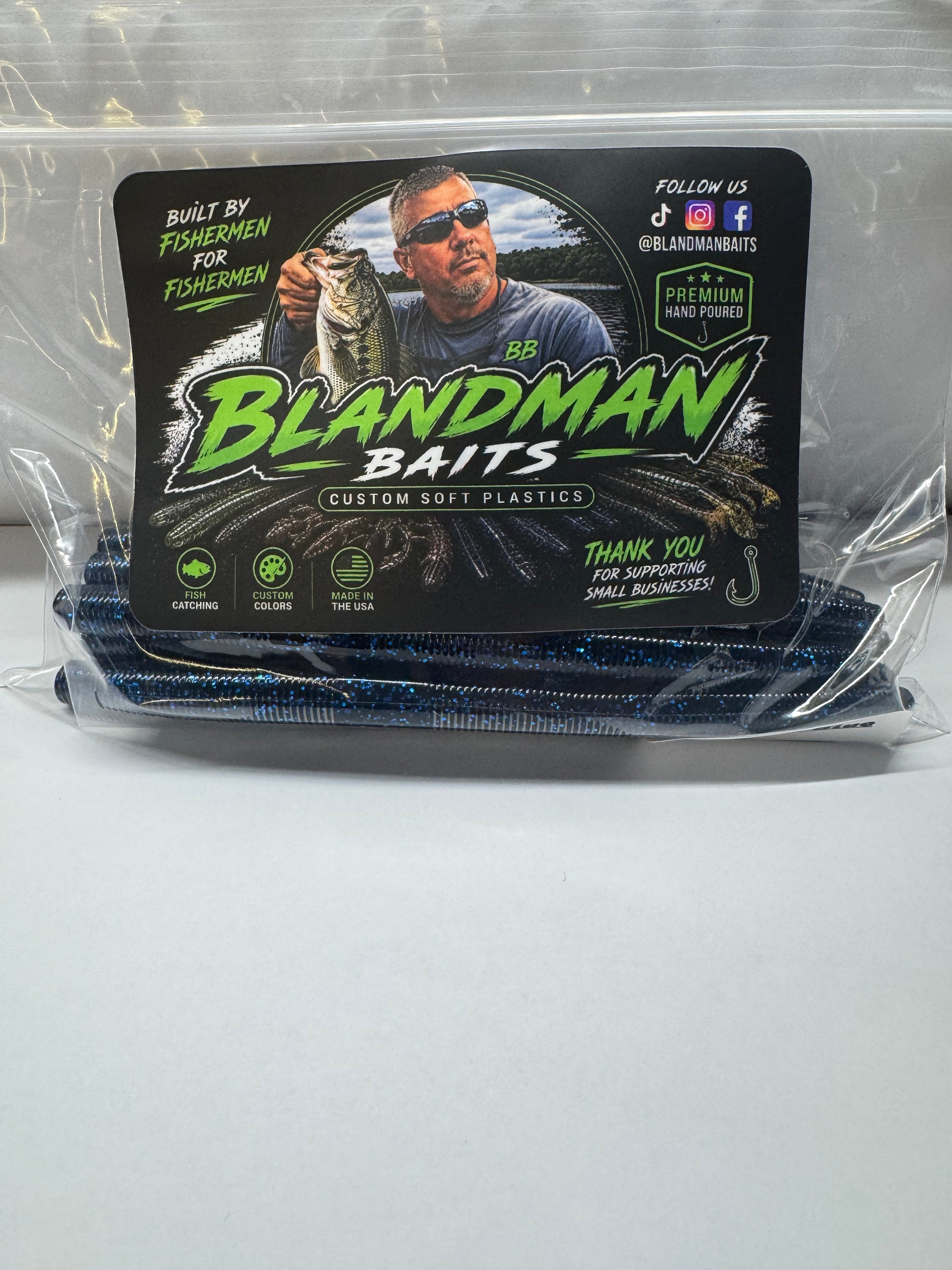5” stick bait non salted