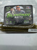 10pk Green Pumpkin finesse worms