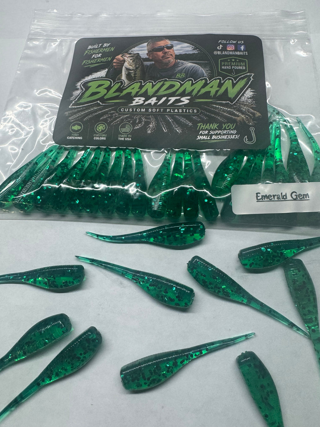 2” Crappie Slayers Emerald Gem