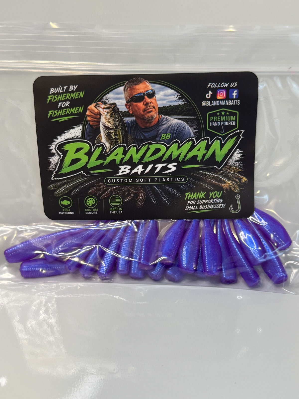 2” Crappie Slayers Electric Purple