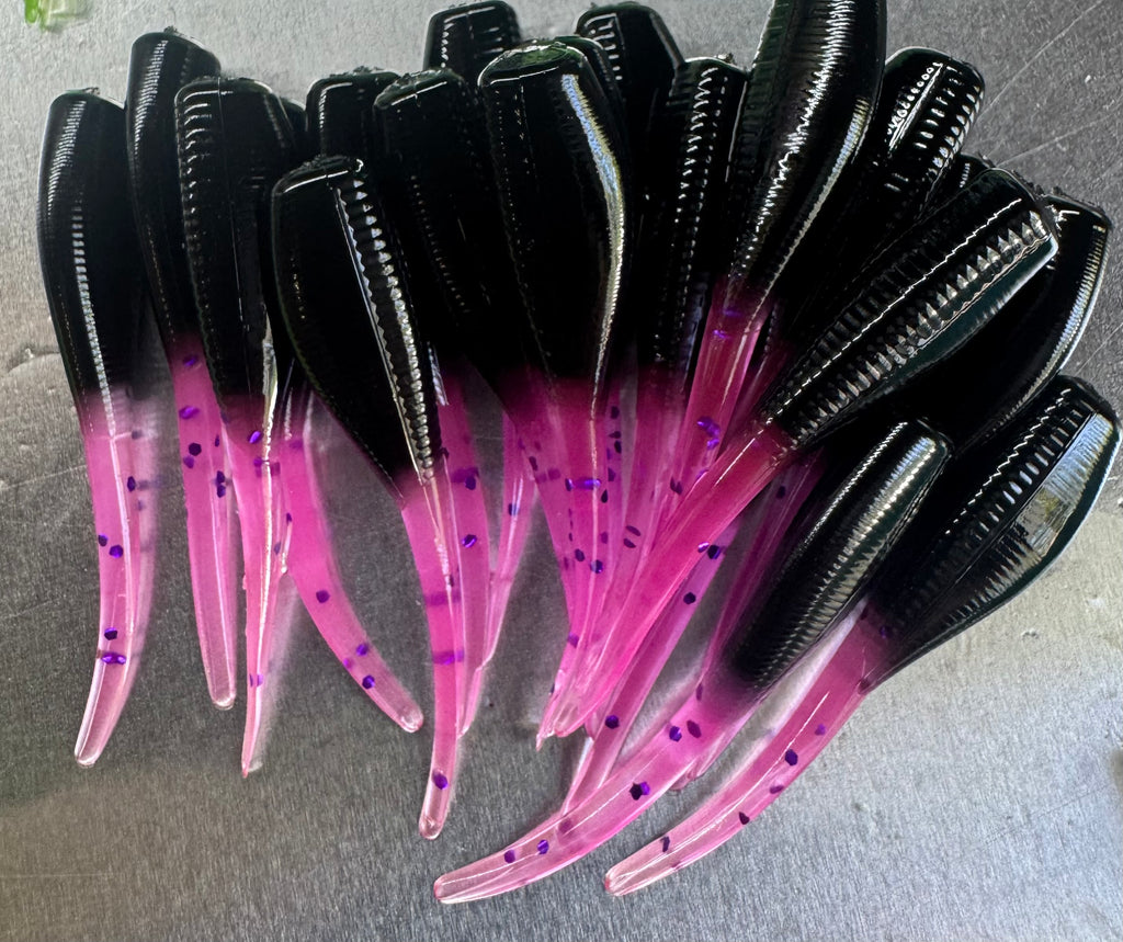 Black & Hot Pink2” Crappie Slayers