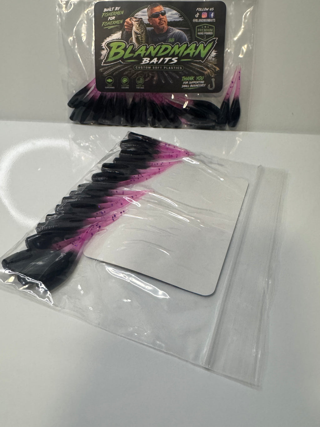 Black & Hot Pink2” Crappie Slayers