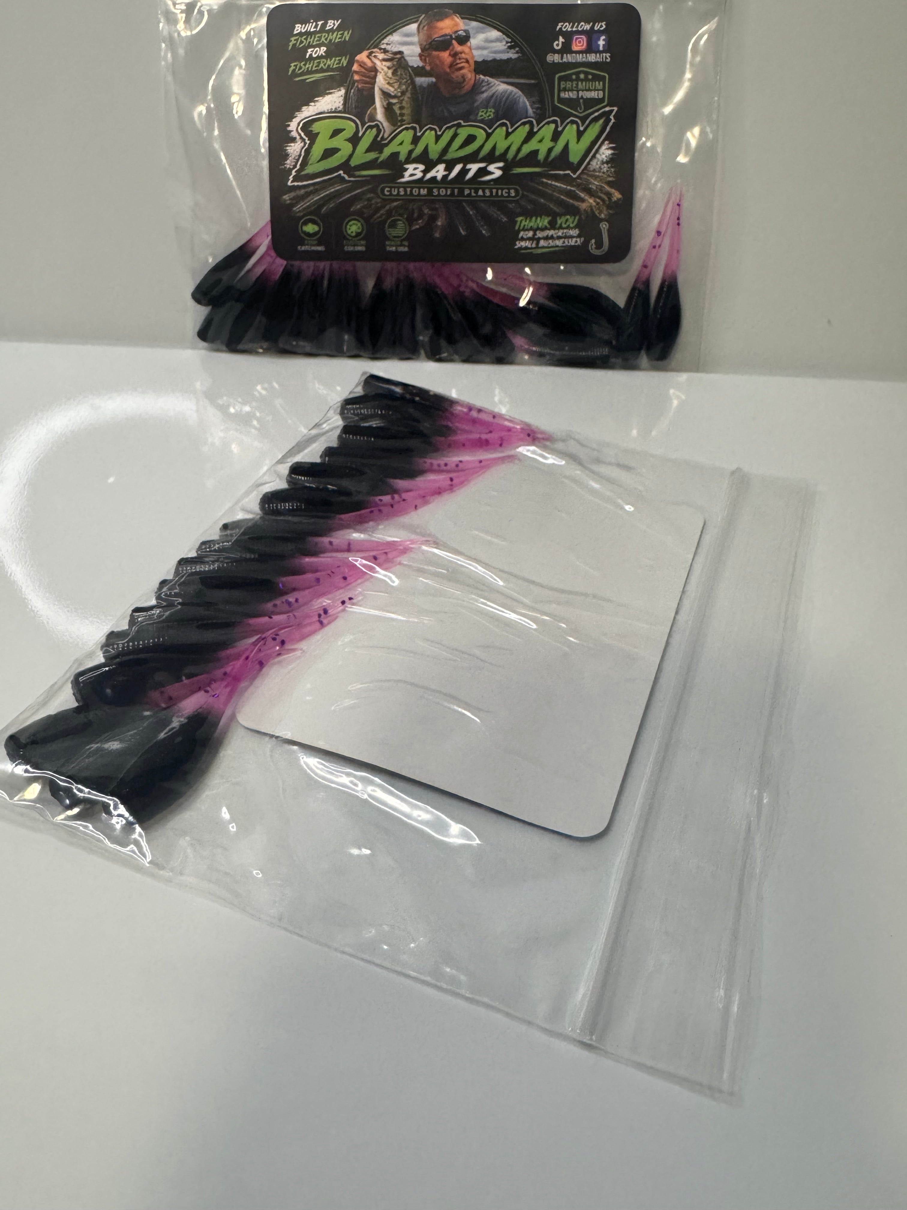 Black & Hot Pink2” Crappie Slayers