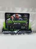 2” Crappie Slapper Black and Lime