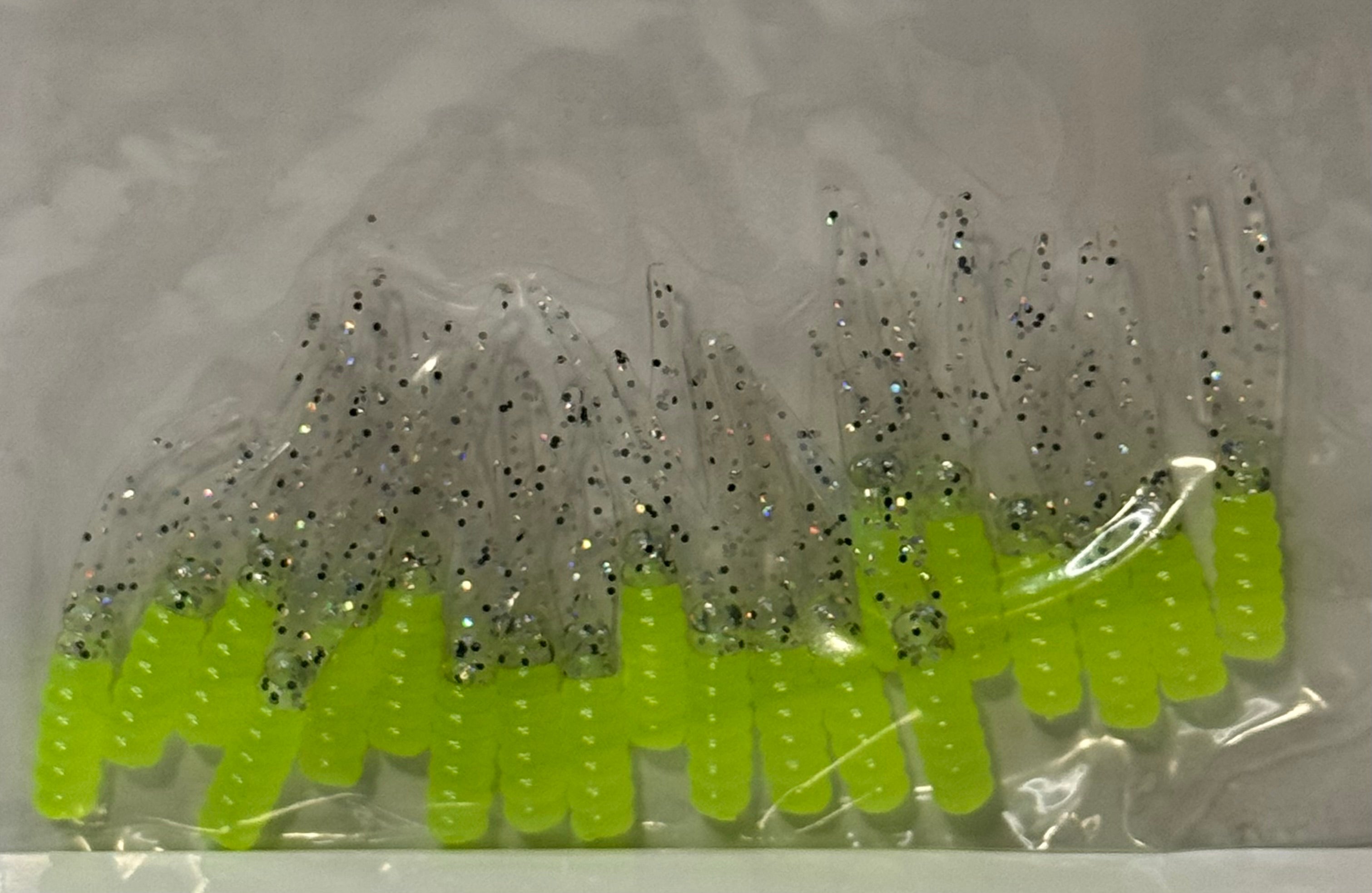 Chartreuse Milk 2” Crappie Slappers