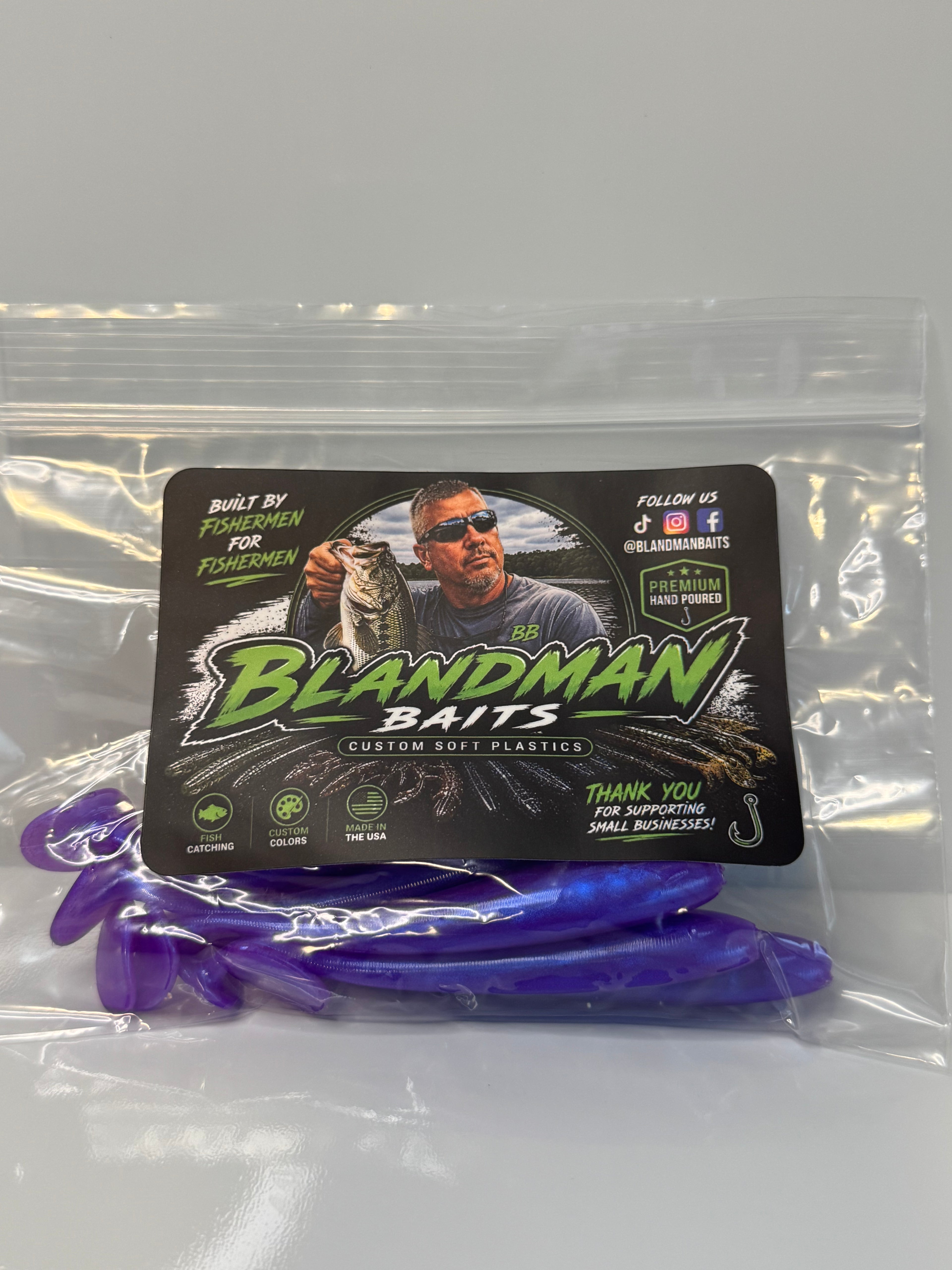 Electric Purple Swim Baits