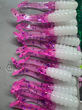 White/Pink paddle tails
